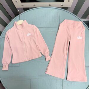 Alo Yoga Cherry Blossom Pink Girls' Tracksuit